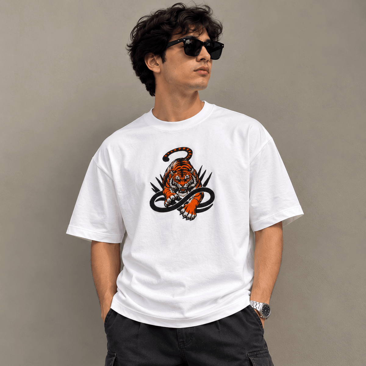 PRIMAL MARK — Oversized Embroidered Tee