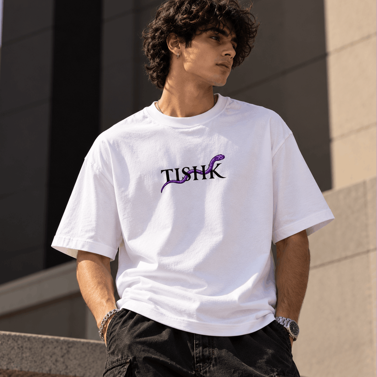 Dragon Skull Oversized Tee